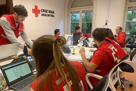 Cristian Bolado, Subsecretario de Emergencias y Desastres de Cruz Roja Argentina: 