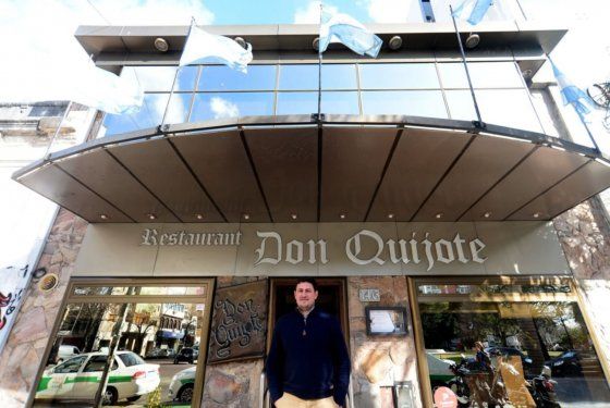 Nicolás Terpolilli, dueño del restaurante Don Quijote: 
